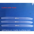 Clear PVC rigid sheet plastic collar stand for garment accessories(plastic products)